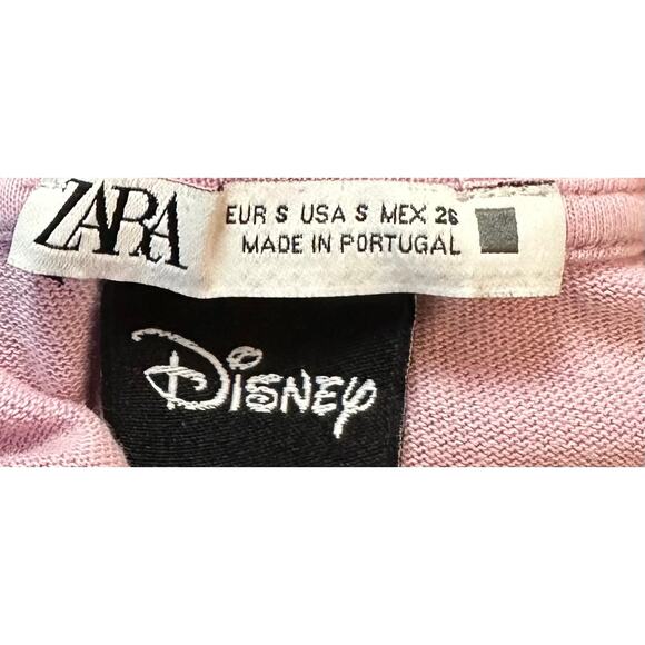 Zara Disney RARE Dumbo Timothy Q. Mouse Cotton T-Shirt Purple Size S - Picture 13 of 15
